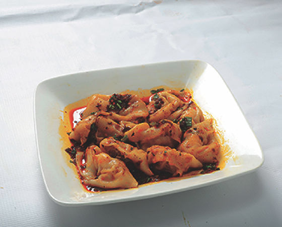 Image: (15) Spicy  Wontons (w/pork & shrimp)