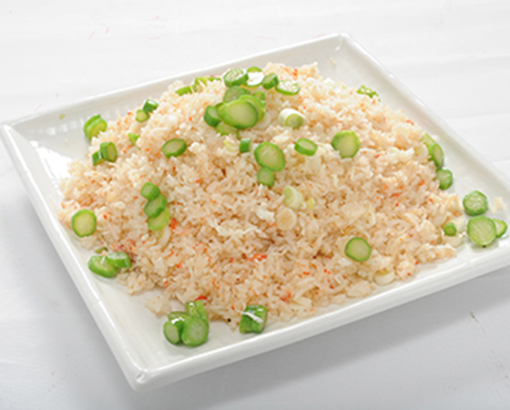 Image: (50)Crab With Dry Scallop & Egg White Fried Rice